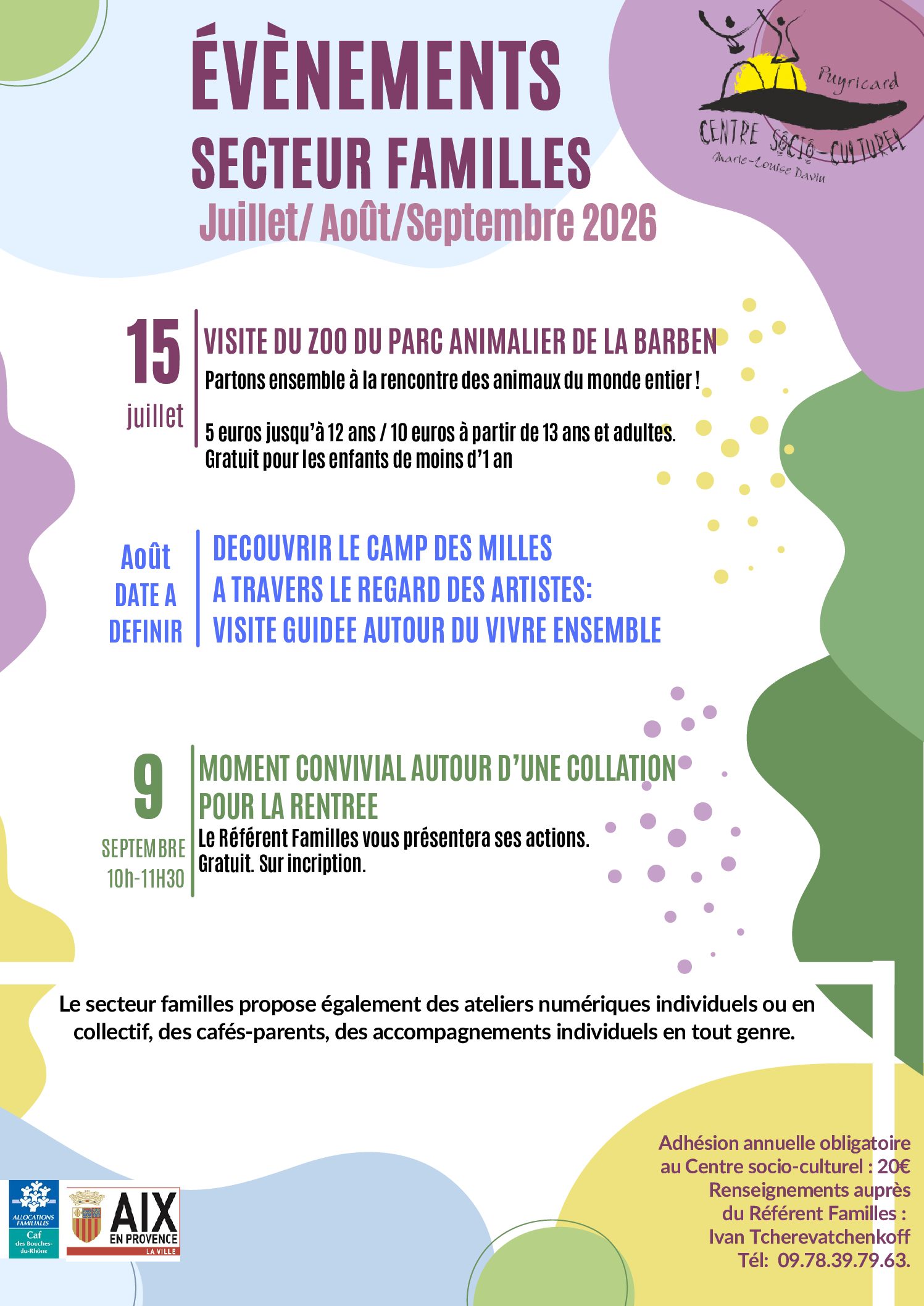 Secteur familles